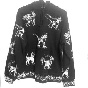 supreme animals hooded sweatshirt